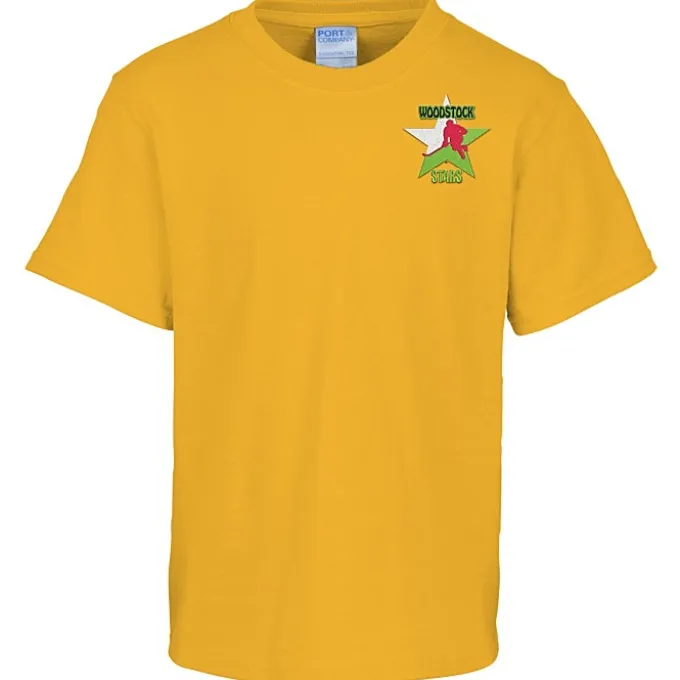 Port & Company Essential T-Shirt - Youth - Embroidered