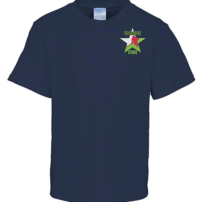 Port & Company Essential T-Shirt - Youth - Embroidered