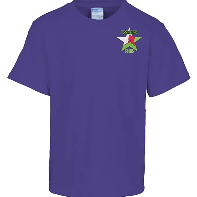 Port & Company Essential T-Shirt - Youth - Embroidered