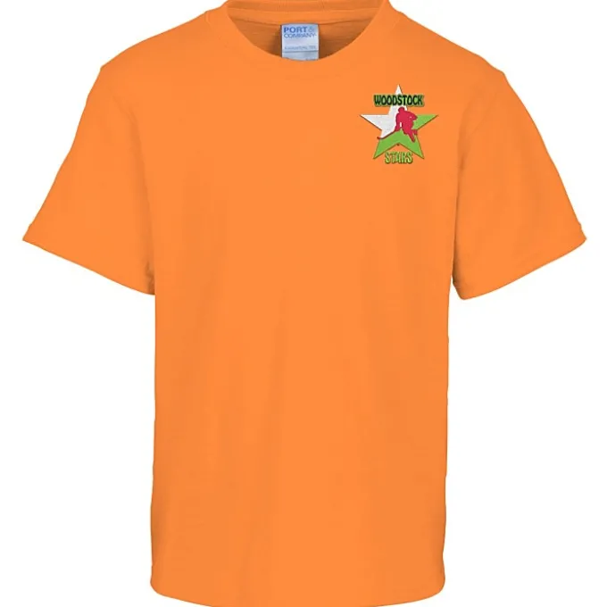 Port & Company Essential T-Shirt - Youth - Embroidered