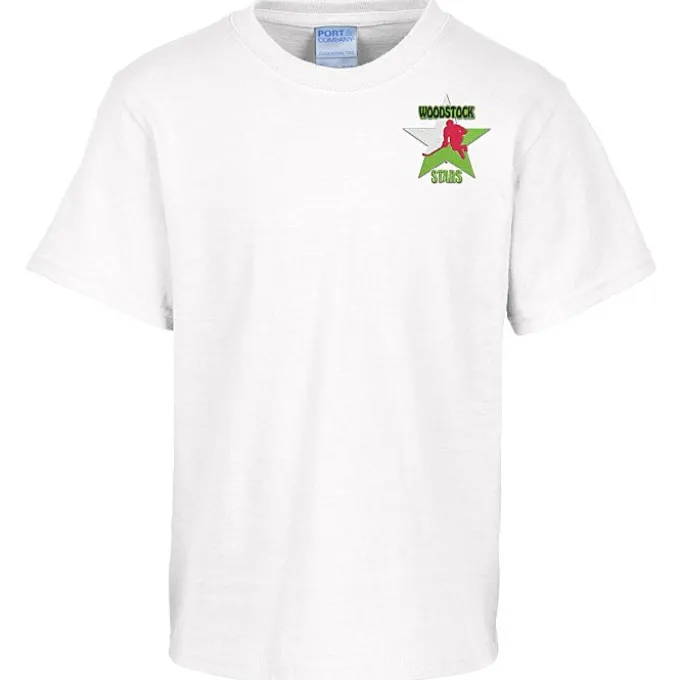 Port & Company Essential T-Shirt - Youth - Embroidered