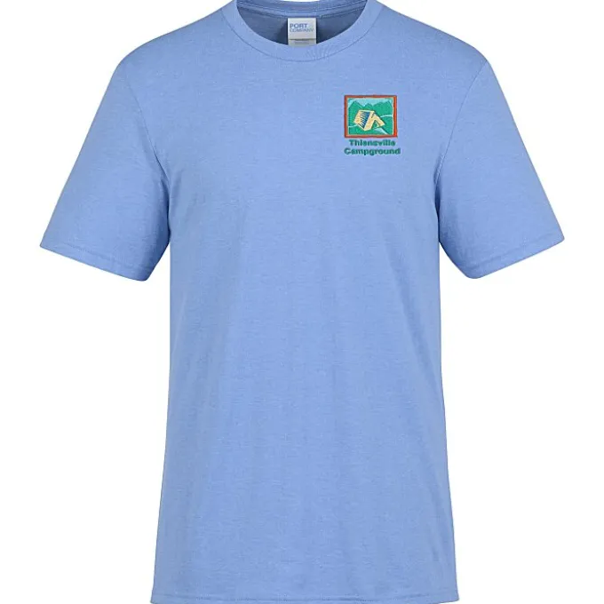 Port & Company Tri-Blend T-Shirt - Men's - Embroidered