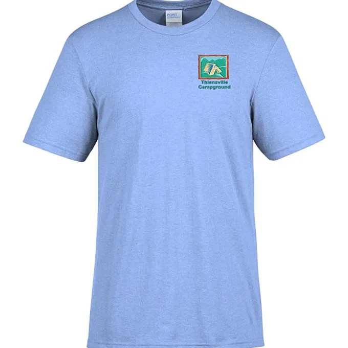 Port & Company Tri-Blend T-Shirt - Men's - Embroidered