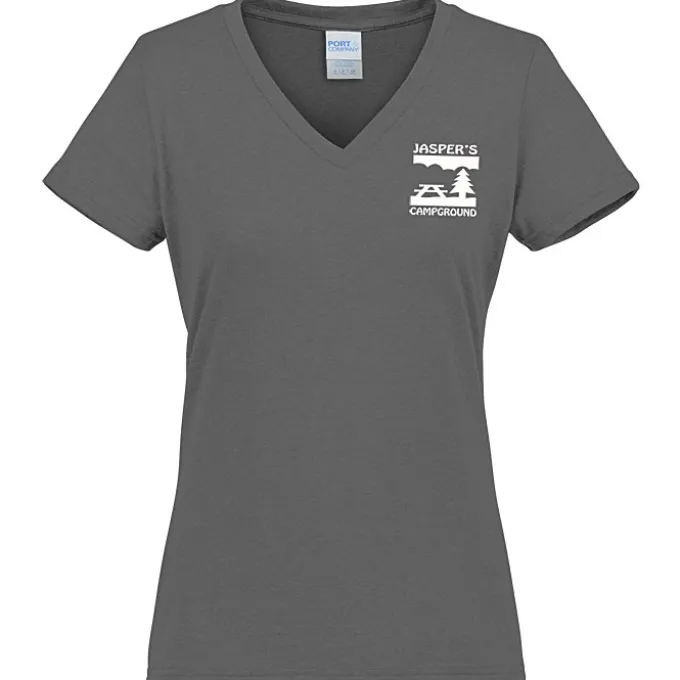 Port & Company Tri-Blend V-Neck T-Shirt - Ladies' - Screen