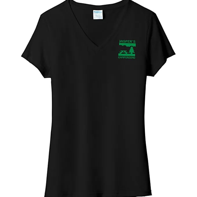 Port & Company Tri-Blend V-Neck T-Shirt - Ladies' - Screen