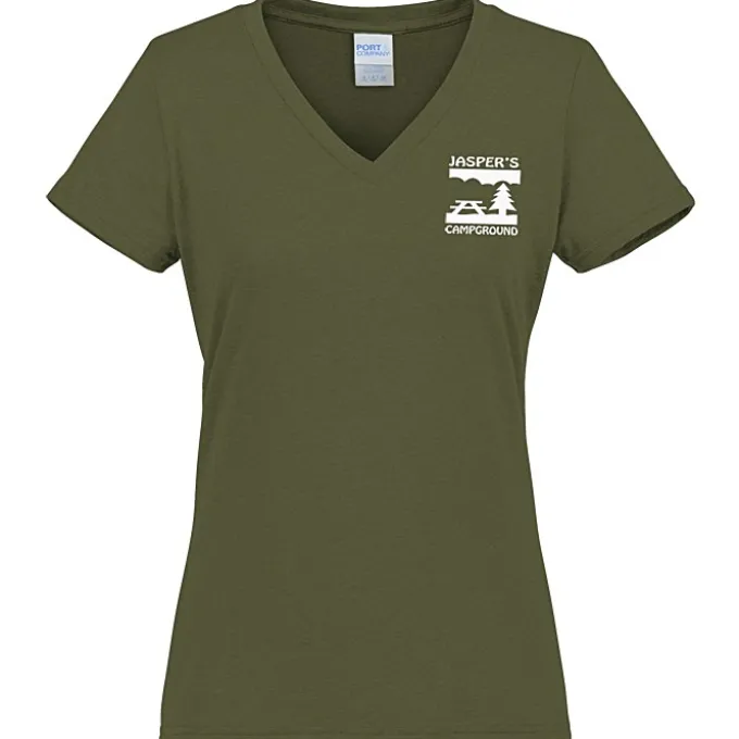 Port & Company Tri-Blend V-Neck T-Shirt - Ladies' - Screen