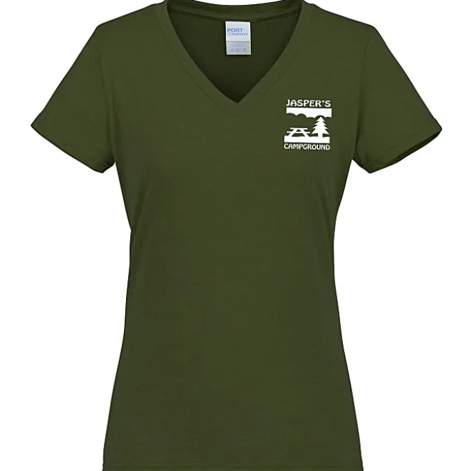Port & Company Tri-Blend V-Neck T-Shirt - Ladies' - Screen