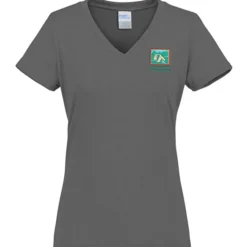 Port & Company Tri-Blend V-Neck T-Shirt - Ladies' - Embroidered