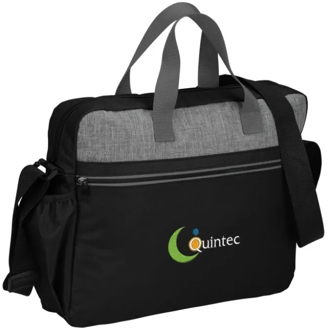 Portland Laptop Briefcase Bag - Embroidered