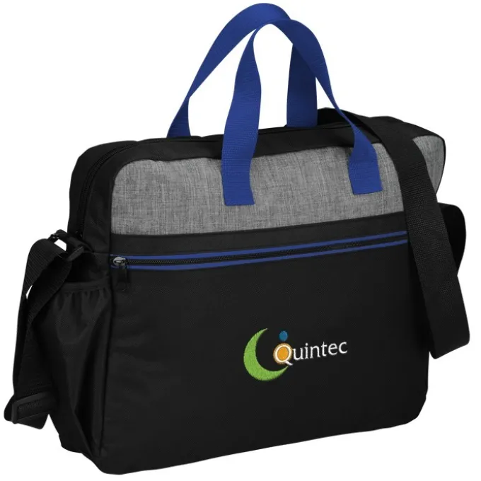Portland Laptop Briefcase Bag - Embroidered