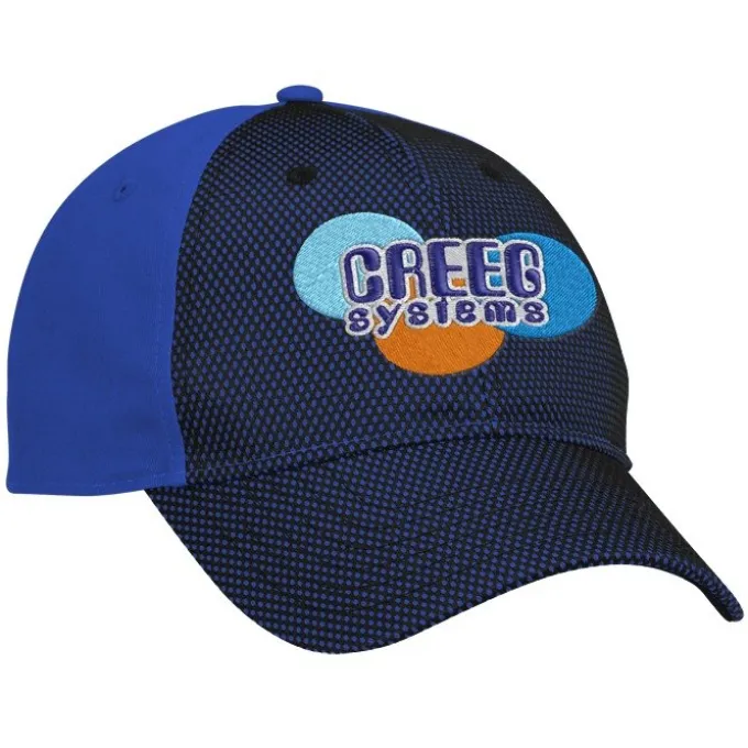 Premium Cotton Twill with Front Mesh Overlay Cap