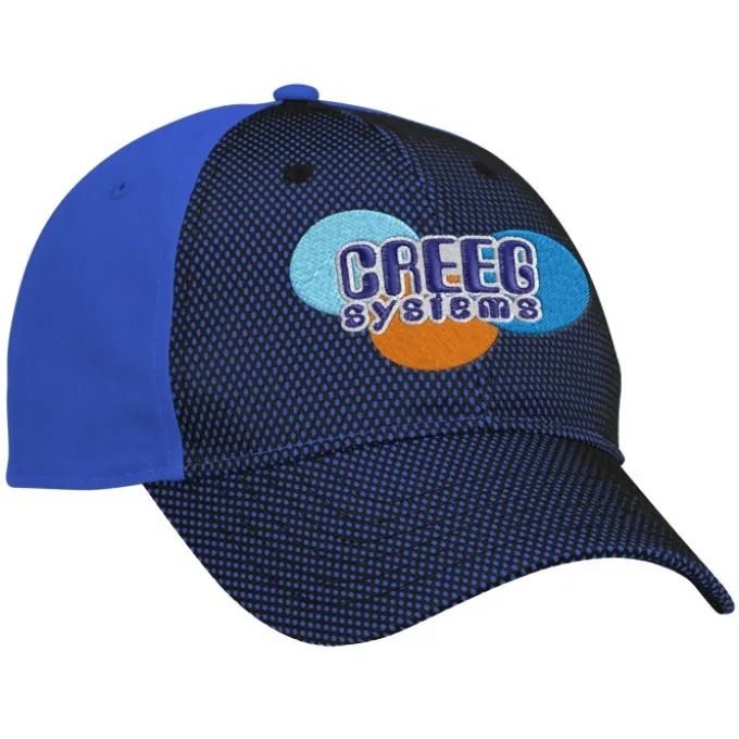 Premium Cotton Twill with Front Mesh Overlay Cap - 24 hr