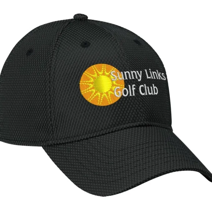Premium Cotton Twill with Mesh Overlay Cap - 24 hr