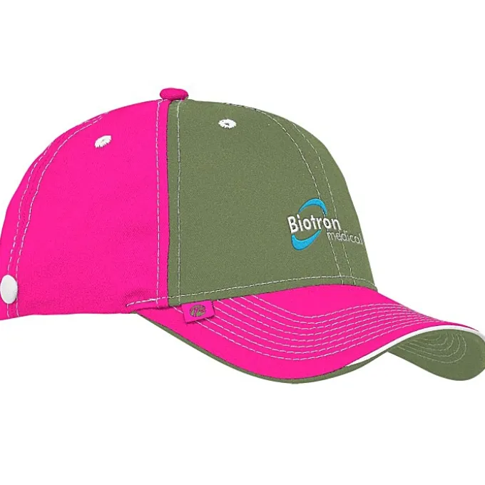 Prestige Two-Tone Cap with Face Mask Buttons