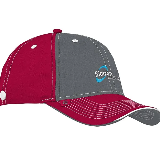 Prestige Two-Tone Cap with Face Mask Buttons