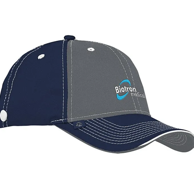 Prestige Two-Tone Cap with Face Mask Buttons
