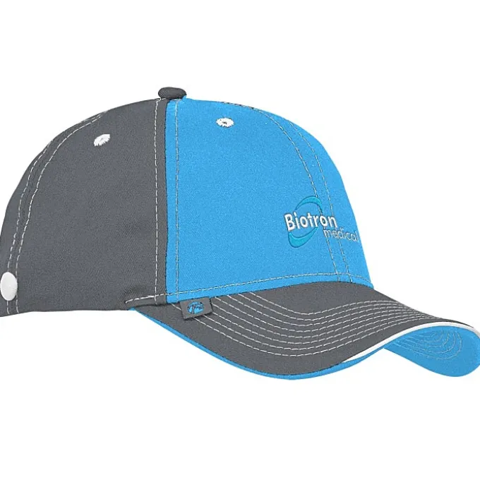 Prestige Two-Tone Cap with Face Mask Buttons