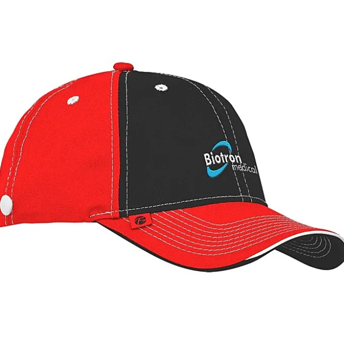 Prestige Two-Tone Cap with Face Mask Buttons
