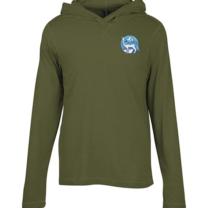 Primease Tri-Blend Hooded Tee - Men's - Embroidered