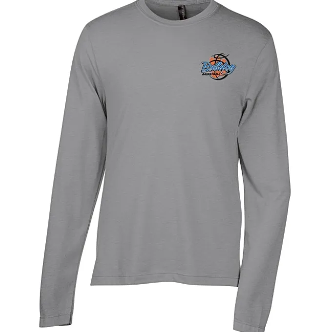 Primease Tri-Blend Long Sleeve Tee - Men's - Embroidered