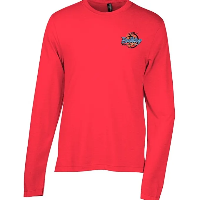 Primease Tri-Blend Long Sleeve Tee - Men's - Embroidered
