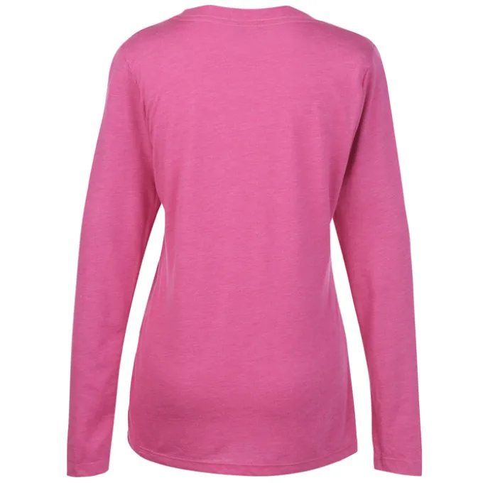 Primease Tri-Blend Long Sleeve Tee - Ladies'