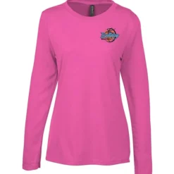 Primease Tri-Blend Long Sleeve Tee - Ladies' - Embroidered