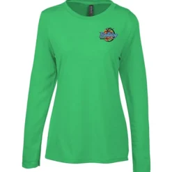 Primease Tri-Blend Long Sleeve Tee - Ladies' - Embroidered