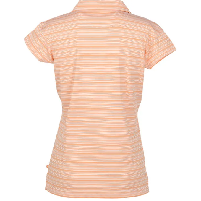 Princeton Micro Stripe Performance Cap Sleeve Polo - Ladies'