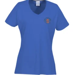 Principle Performance Blend Ladies' V-Neck T-Shirt - Embroidered
