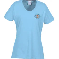 Principle Performance Blend Ladies' V-Neck T-Shirt - Embroidered