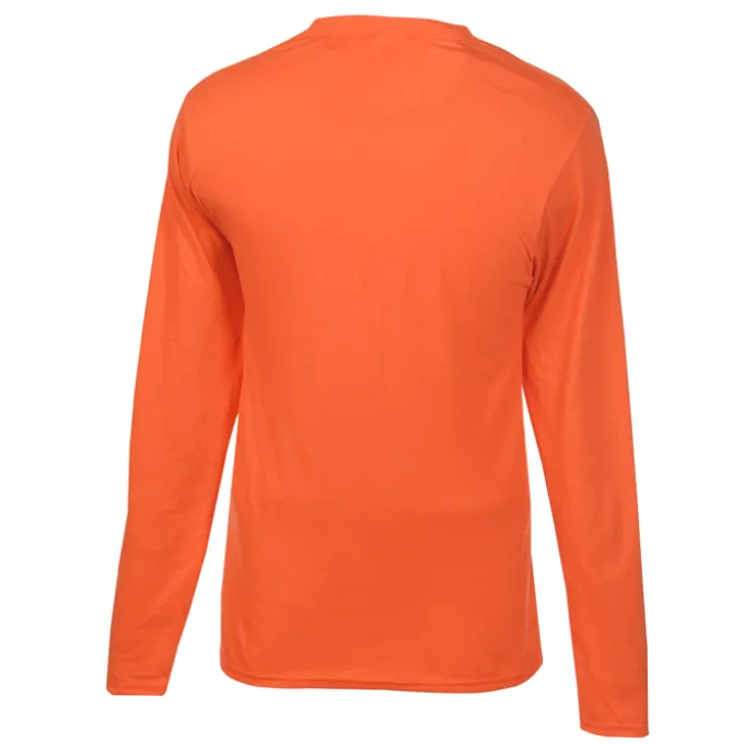 Principle Performance Blend Long Sleeve T-Shirt - Embroidered