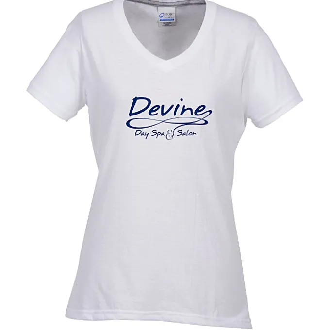 Principle Performance Blend Ladies' V-Neck T-Shirt