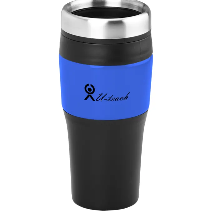 Promotional Metallic Panel Tumbler - 16 oz. - 24 hr