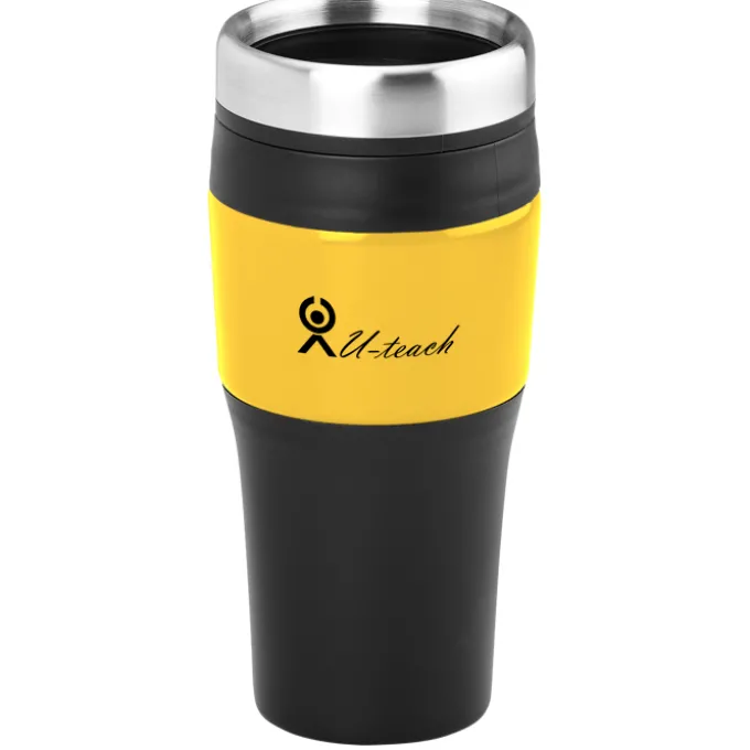 Promotional Metallic Panel Tumbler - 16 oz. - 24 hr