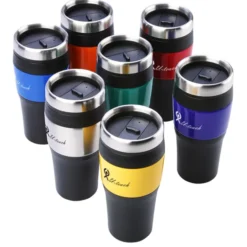Promotional Metallic Panel Tumbler - 16 oz. - 24 hr