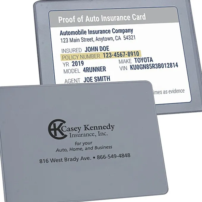 Proof of Insurance Holder