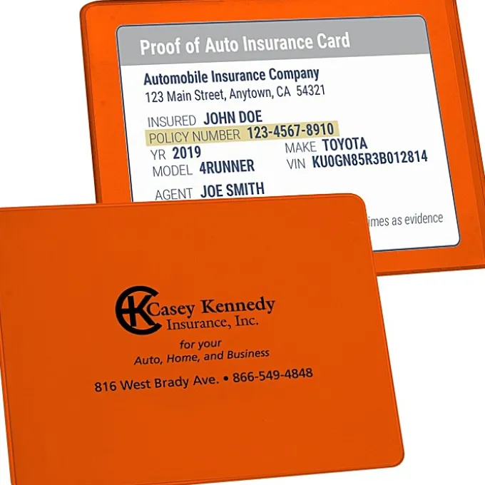 Proof of Insurance Holder