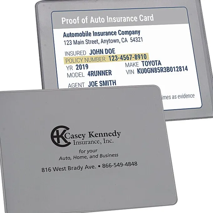 Proof of Insurance Holder