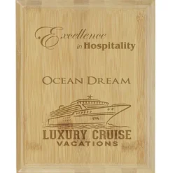 Prosperity Bamboo Plaque x 10 inches x 8 inches