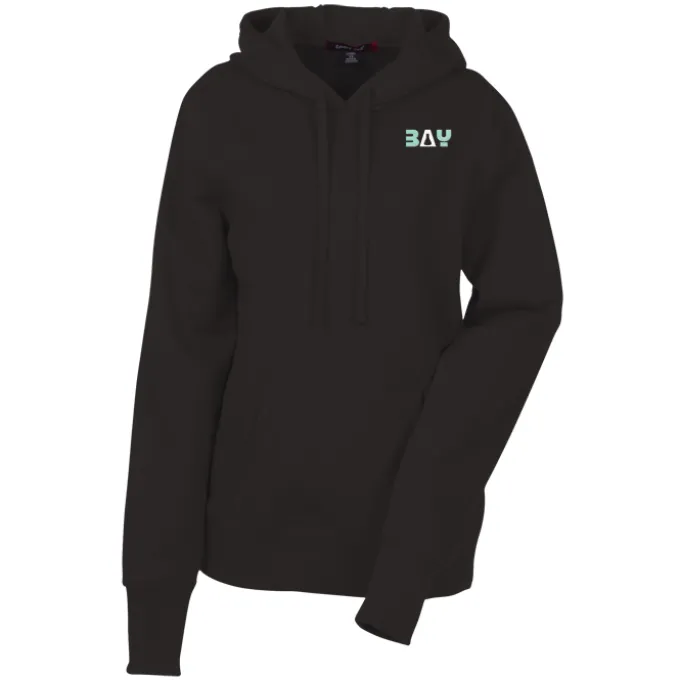 Pullover Fleece Hoodie - Ladies' - Embroidered