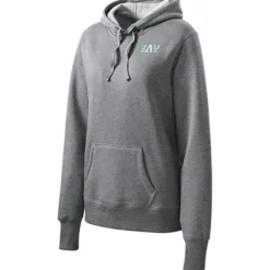 Pullover Fleece Hoodie - Ladies' - Embroidered