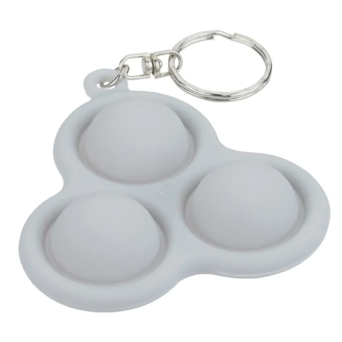 Push Pop Fidget Keychain with Pouch
