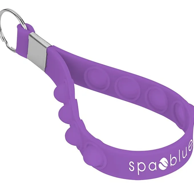 Push Pop Fidget Wrist Strap Keychain