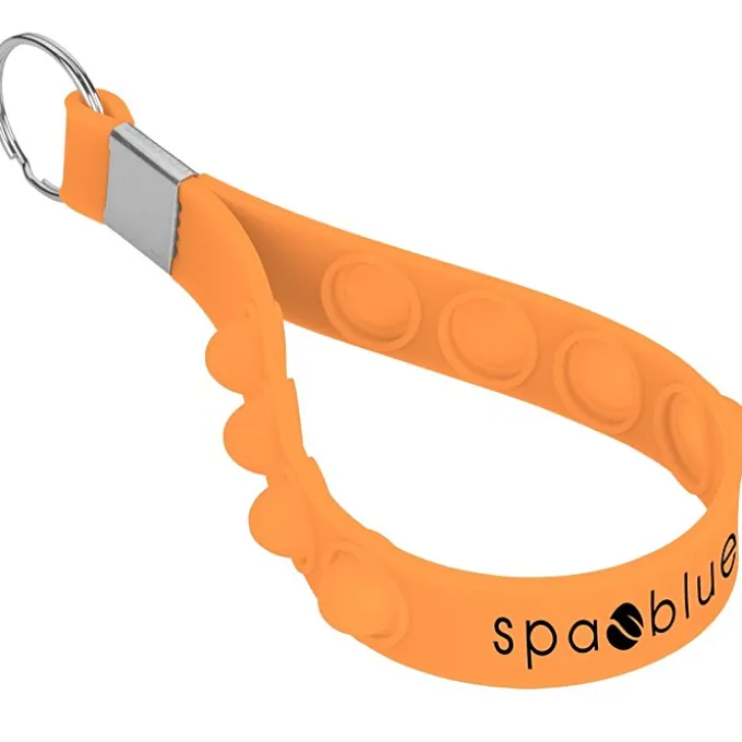 Push Pop Fidget Wrist Strap Keychain