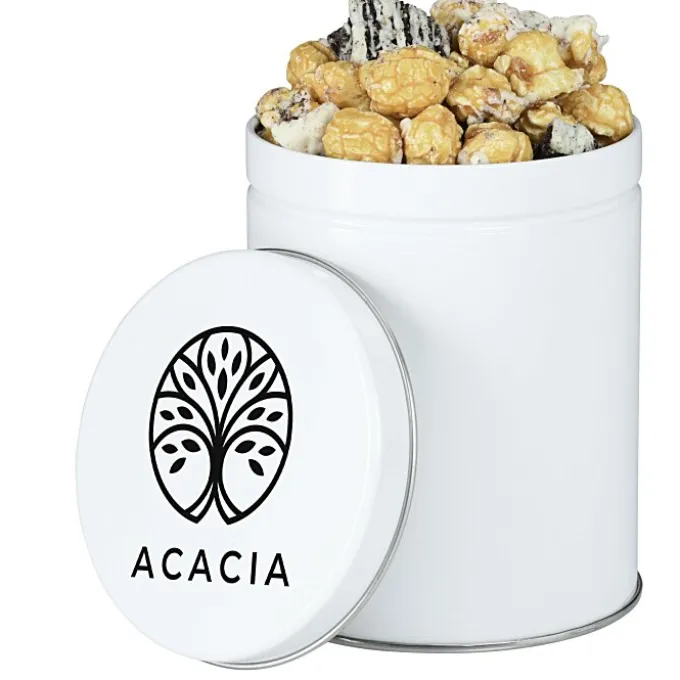 1 Quart Gourmet Popcorn Tin - Cookies & Cream