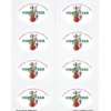 Quick & Colorful Perforated Sheeted Label - Oval 2 inches x 3 inches