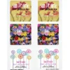 Quick & Colorful Perforated Sheeted Label - Square 3 inches x 3 inches