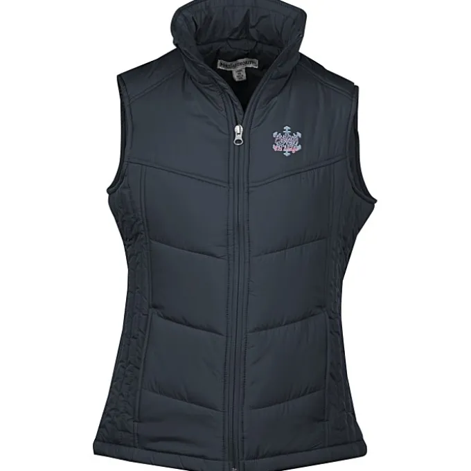 Quilted Puffy Vest - Ladies' - 24 hr