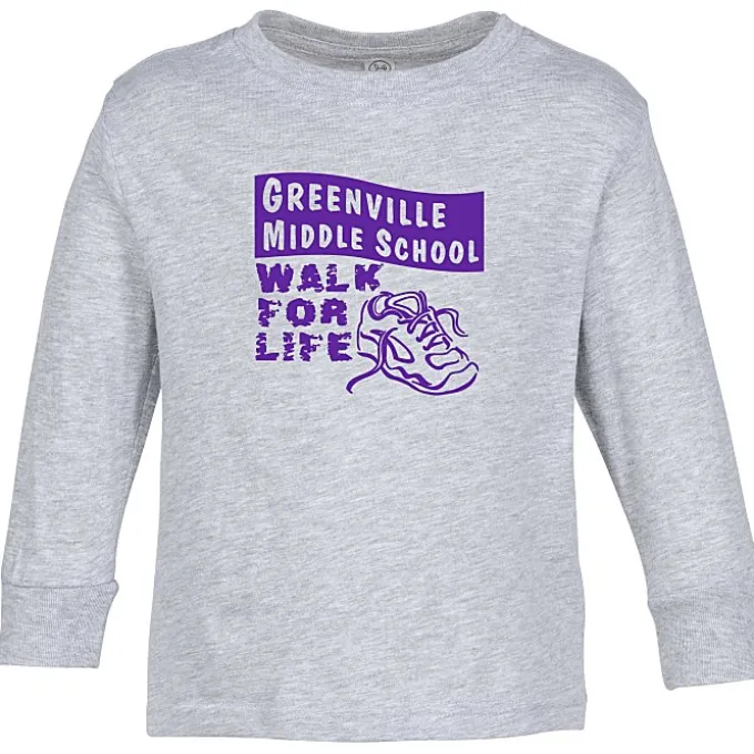 Rabbit Skins Fine Jersey Long Sleeve T-Shirt - Toddler